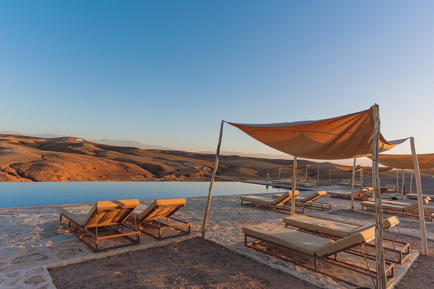 Pool in Agafay Desert